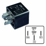 RELE AUXILIAR 12V (5 TERMINAIS)