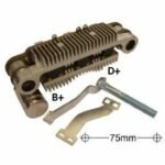 PONTE RETIFICADORA ALTERNADOR KIA/HR 8V 6 DIODOS